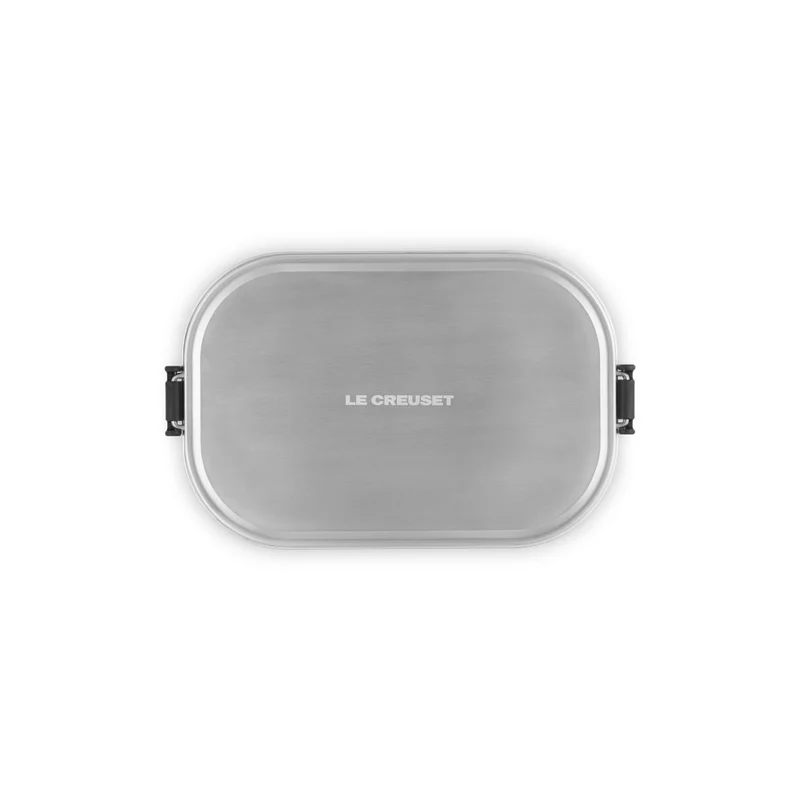 90 cl - On The Go Lunch Box Contenitore Per Alimenti Rettangolare In Acciaio Inox