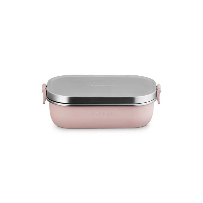 90 cl - On The Go Lunch Box Contenitore Per Alimenti Rettangolare In Acciaio Inox