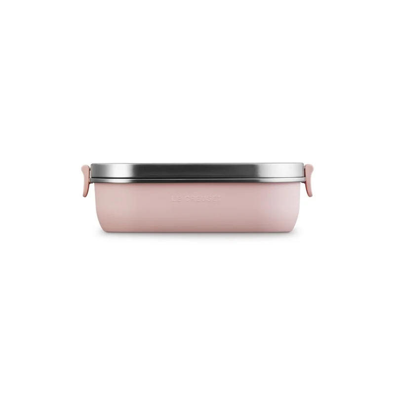 90 cl - On The Go Lunch Box Contenitore Per Alimenti Rettangolare In Acciaio Inox