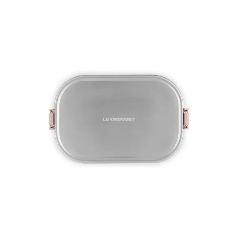 90 cl - On The Go Lunch Box Contenitore Per Alimenti Rettangolare In Acciaio Inox