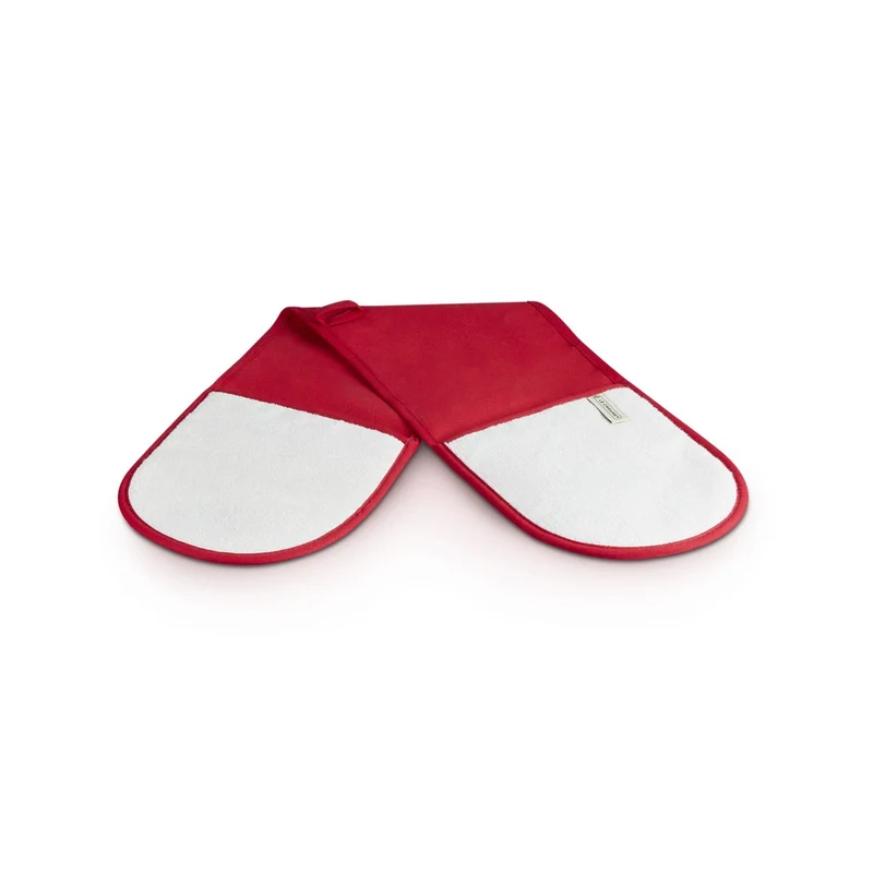 89x20 cm - Doppio Guanto Da Forno In Cotone