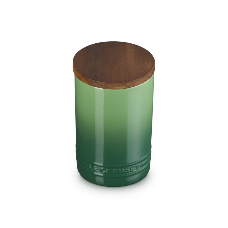 77 cl - Evolution Barattolo In Gres Vetrificato Con Coperchio In Legno