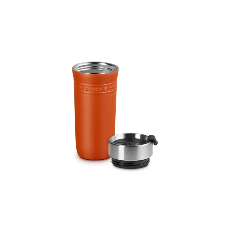 35 cl - On The Go Tazza Mug Da Viaggio In Acciaio Inox