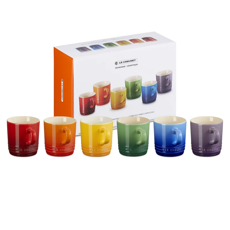 35 cl - London Tazza Mug In Gres Vetrificato Set 6 Pz