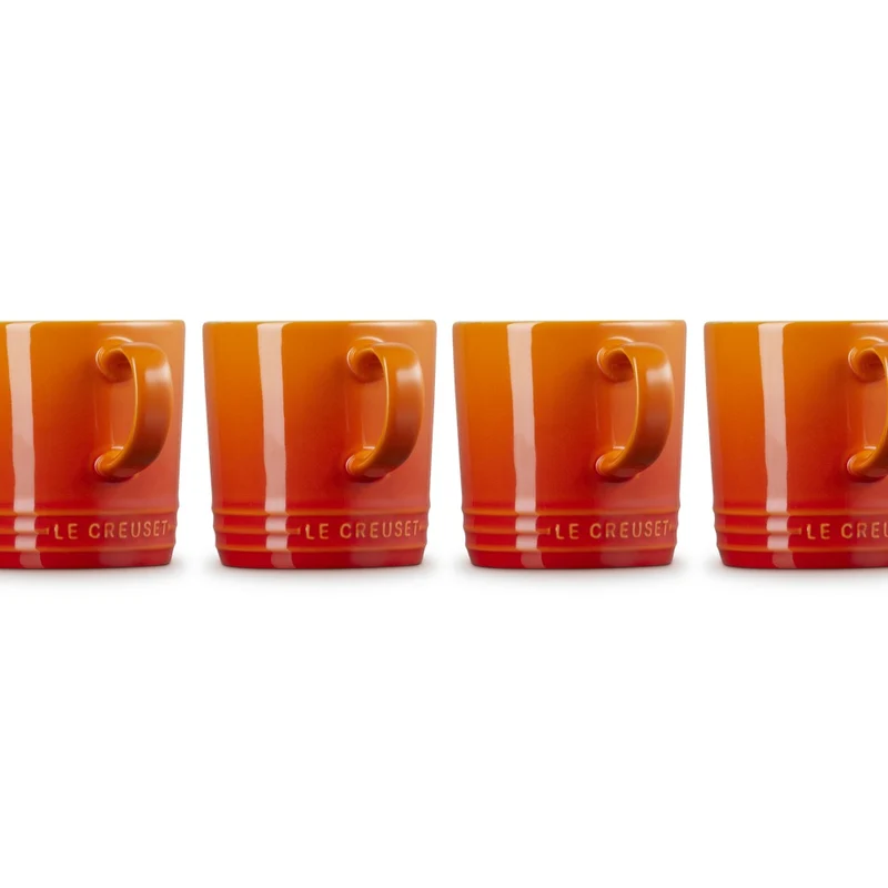 35 cl - London Tazza Mug In Gres Vetrificato Set 4 Pz