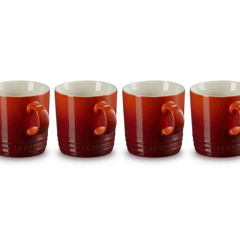 35 cl - London Tazza Mug In Gres Vetrificato Set 4 Pz