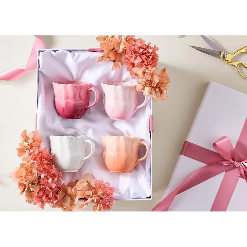 33 cl - Fiore Anemone Tazza Mug In Gres Vetrificato