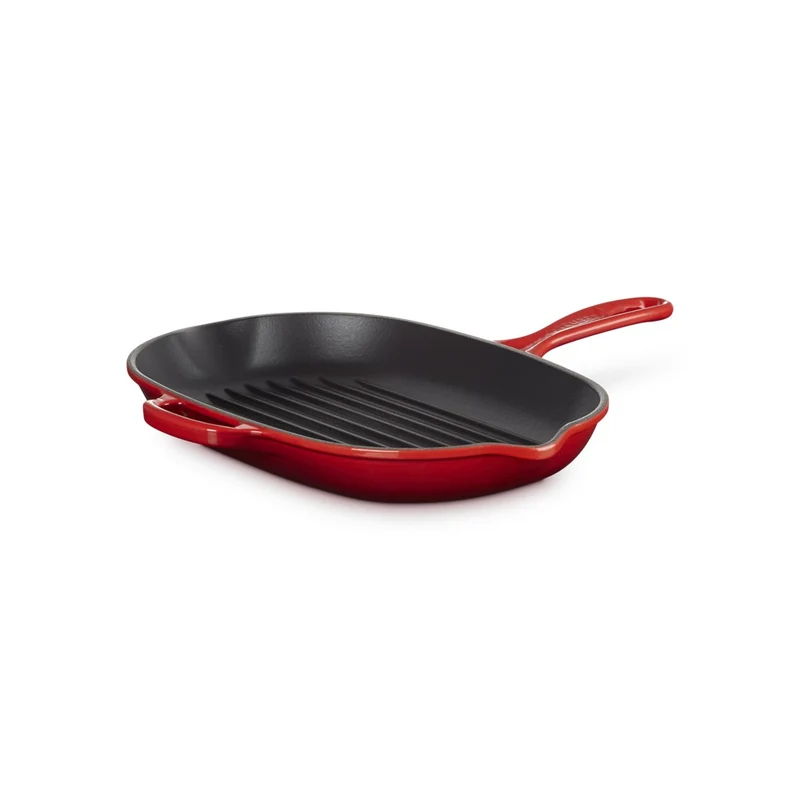 32 cm - Evolution Skillet Bistecchiera Ovale In Ghisa Vetrificata