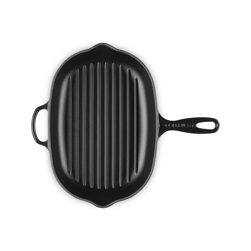 32 cm - Evolution Skillet Bistecchiera Ovale In Ghisa Vetrificata