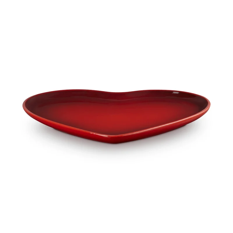 32 cm - Cuore Vassoio In Gres Vetrificato