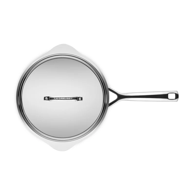 24 cm - Essential Padella Alta Dello Chef Antiaderente Con Doppio Becco In Alluminio