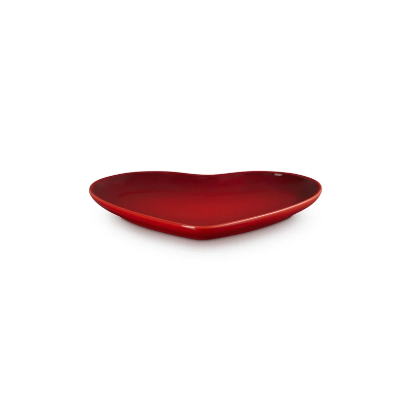 23 cm - Cuore Piatto Piano In Gres Vetrificato