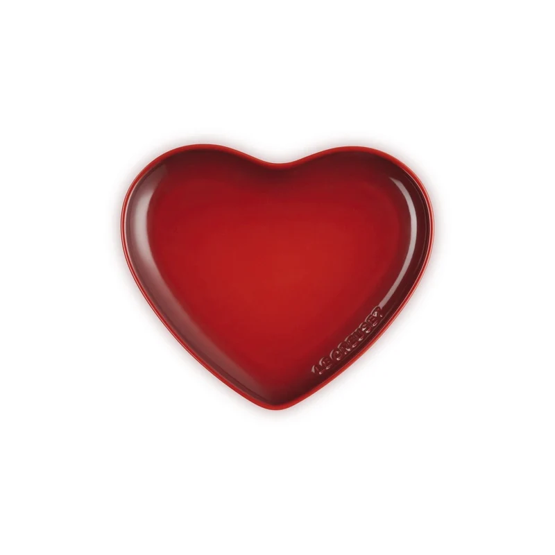 23 cm - Cuore Piatto Piano In Gres Vetrificato