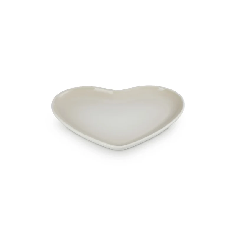 23 cm - Cuore Piatto Piano In Gres Vetrificato