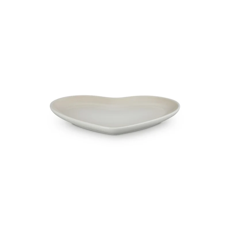 23 cm - Cuore Piatto Piano In Gres Vetrificato