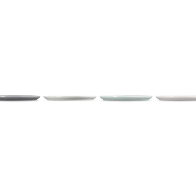 22 cm - Coupe Piatto Frutta In Gres Vetrificato - Set 4 Pz