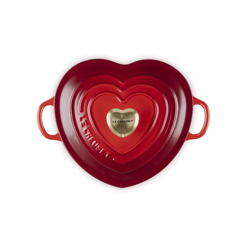 20 cm - Tradition Cuore Tegame Basso In Ghisa Vetrificata