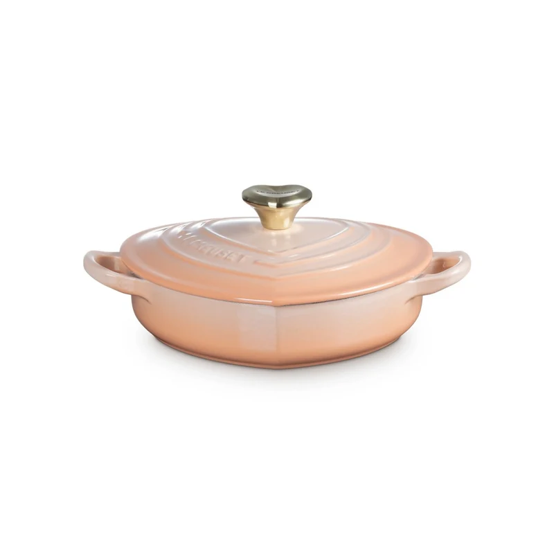 20 cm - Tradition Cuore Tegame Basso In Ghisa Vetrificata