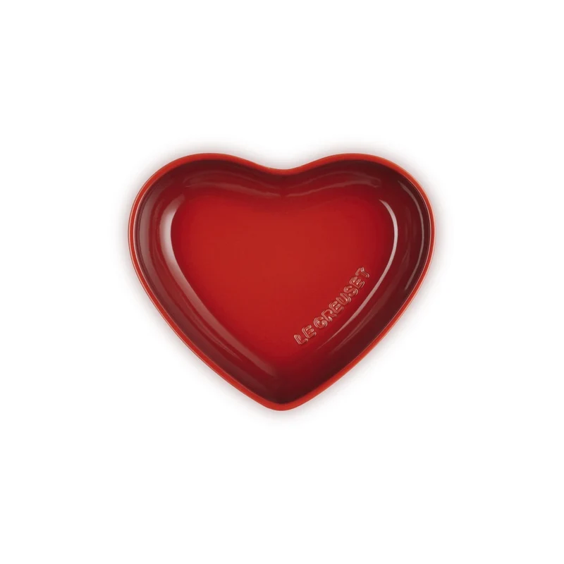 20 cm - Cuore Piatto Fondo In Gres Vetrificato