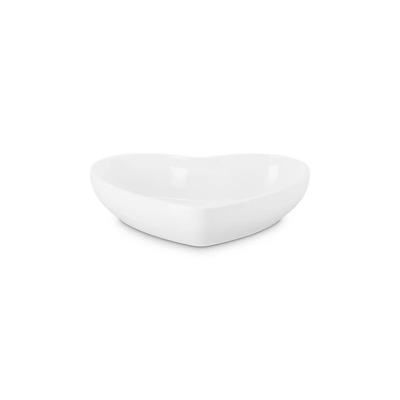 20 cm - Cuore Piatto Fondo In Gres Vetrificato
