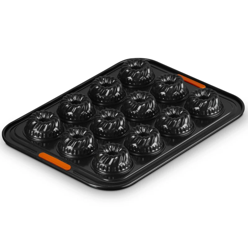 12 Forme - Forme Speciali Stampo Mini Ciambelle Antiaderente In Acciaio al Carbonio
