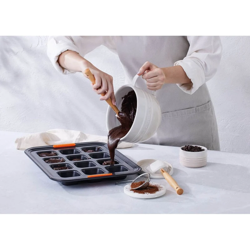 12 Forme - Forme Speciali Stampo Brownie Antiaderente In Acciaio al Carbonio