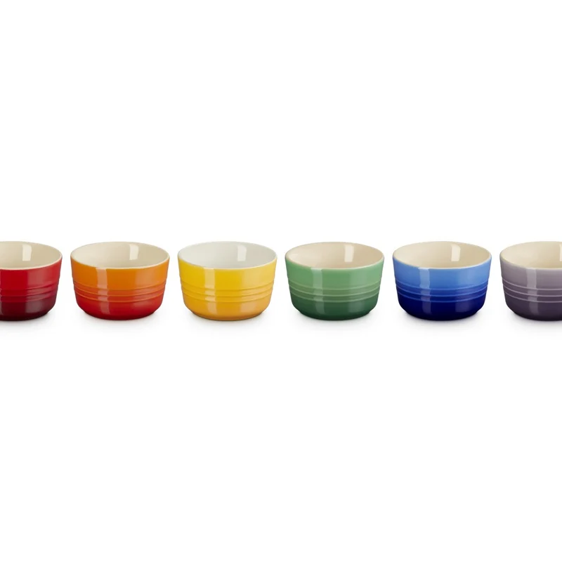 10 cl - Cucinare & Infornare Mini Ramequin In Gres Vetrificato Set 6 Pz