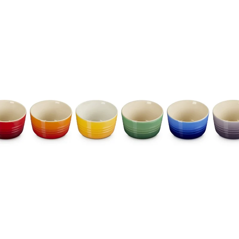 10 cl - Cucinare & Infornare Mini Ramequin In Gres Vetrificato Set 6 Pz