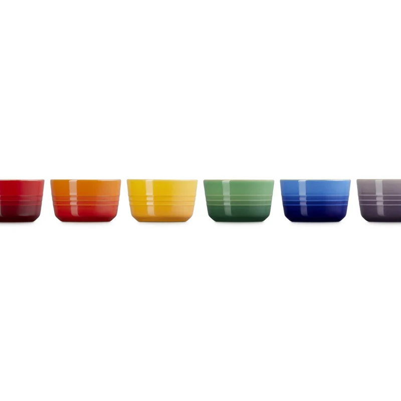 10 cl - Cucinare & Infornare Mini Ramequin In Gres Vetrificato Set 6 Pz