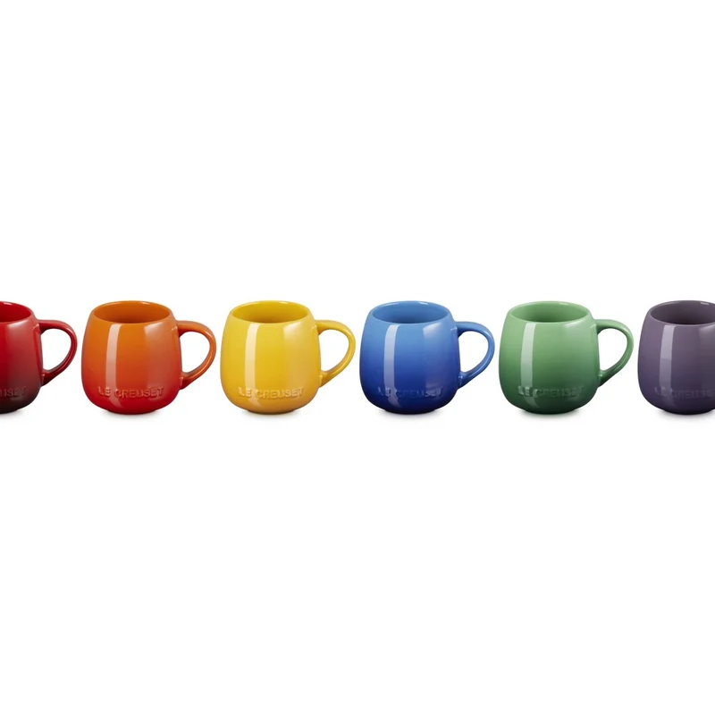 32 cl - Coupe Tazza Mug In Gres Vetrificato Set 6 Pz