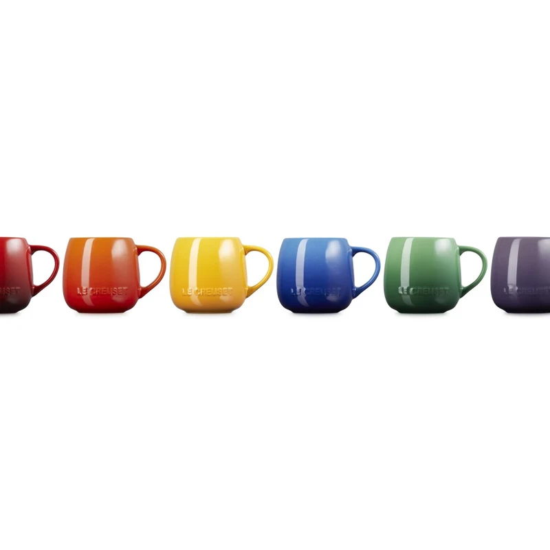 32 cl - Coupe Tazza Mug In Gres Vetrificato Set 6 Pz