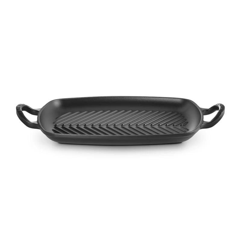 30x27 cm - Evolution Grill Bistecchiera Rettangolare Profondo In Ghisa Vetrificata