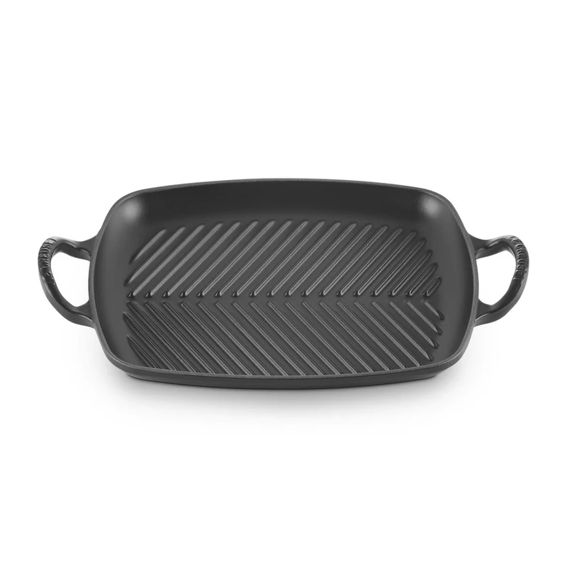 30x27 cm - Evolution Grill Bistecchiera Rettangolare Profondo In Ghisa Vetrificata