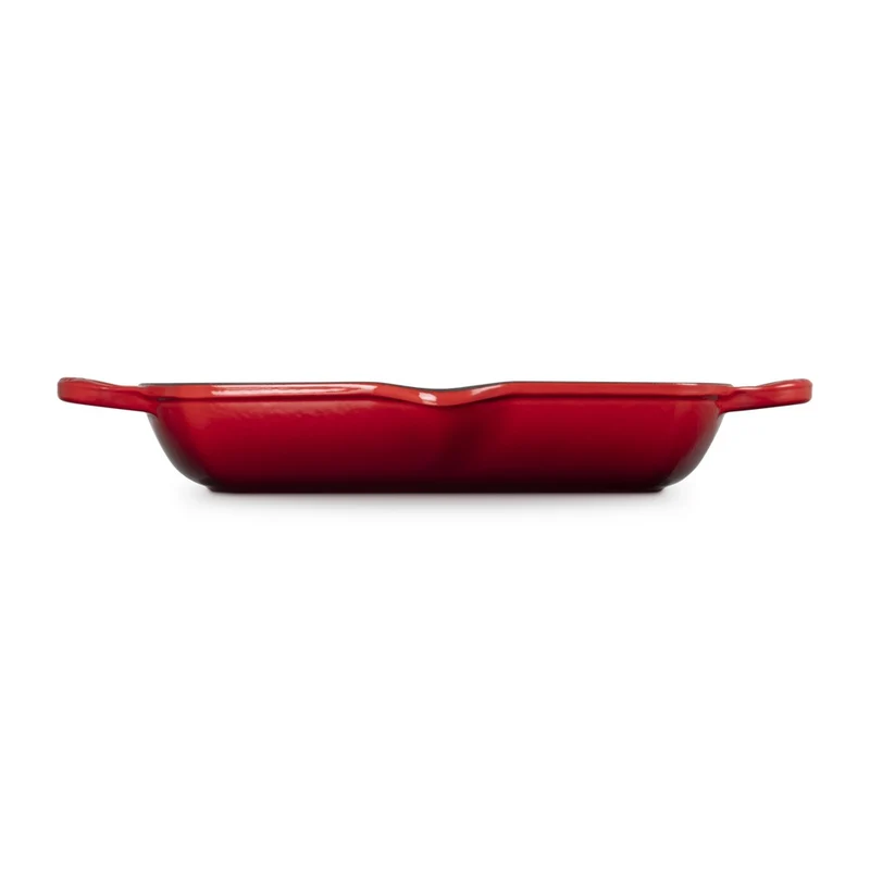 30 cm - Evolution Grill Bistecchiera Quadrato Profondo In Ghisa Vetrificata