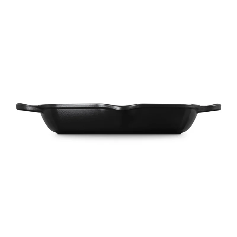30 cm - Evolution Grill Bistecchiera Quadrato Profondo In Ghisa Vetrificata