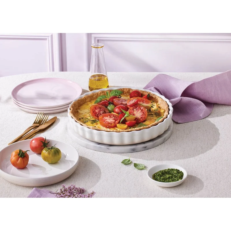 28 cm - Tradition Tortiera Rotonda In Gres Vetrificato