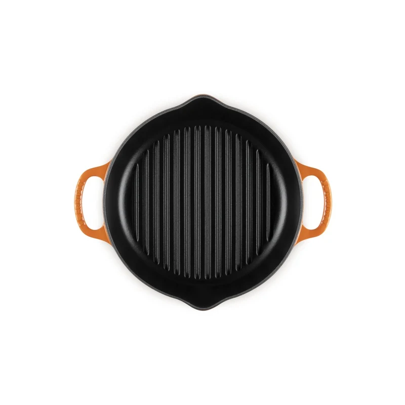 25 cm - Evolution Grill Bistecchiera Quadrato Profondo In Ghisa Vetrificata