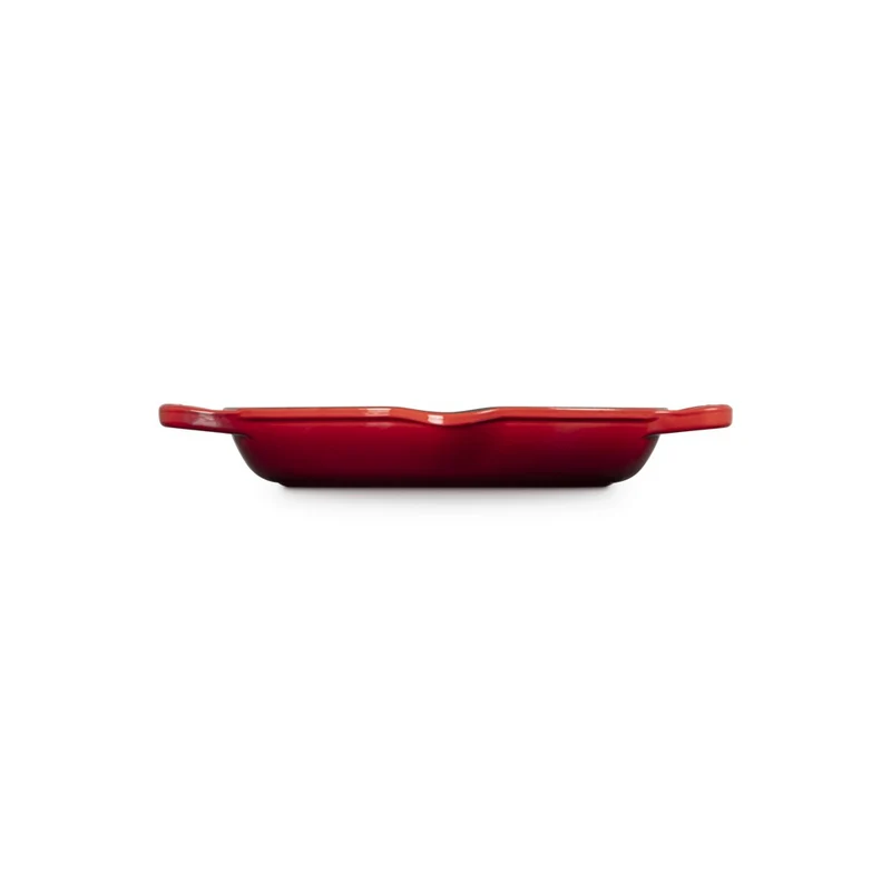 25 cm - Evolution Grill Bistecchiera Quadrato Profondo In Ghisa Vetrificata