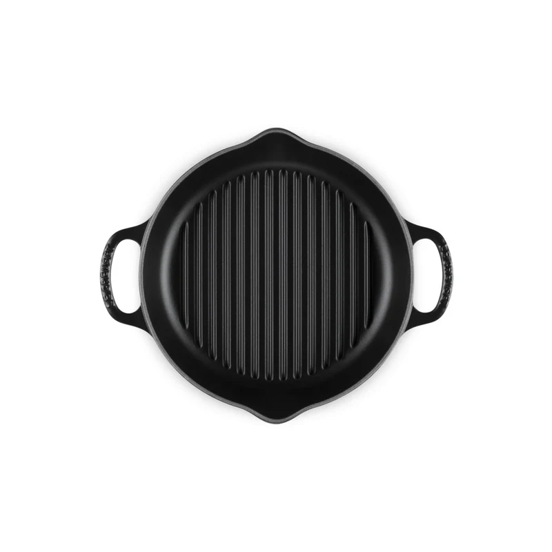 25 cm - Evolution Grill Bistecchiera Quadrato Profondo In Ghisa Vetrificata