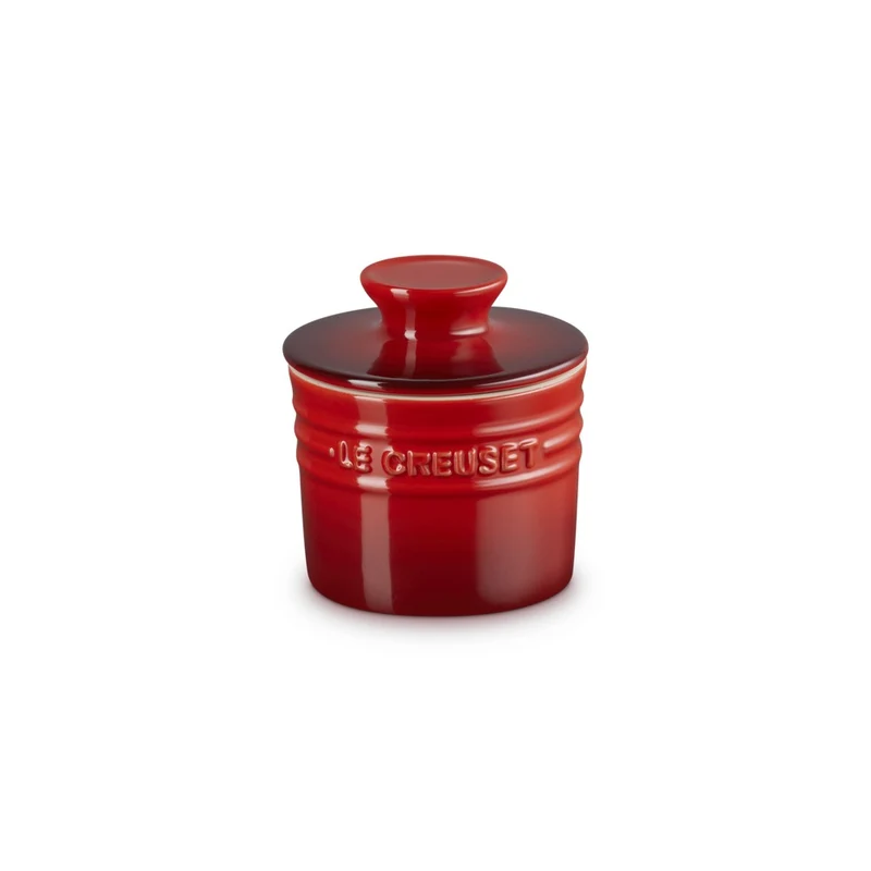 17 cl - Barattolo Porta Burro In Gres Vetrificato