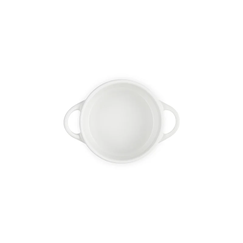 10 cm - Mini Cocotte Con Pomolo Cuore In Gres Vetrificato