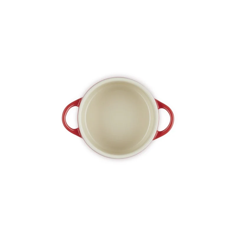 10 cm - Mini Cocotte Con Pomolo Cuore In Gres Vetrificato