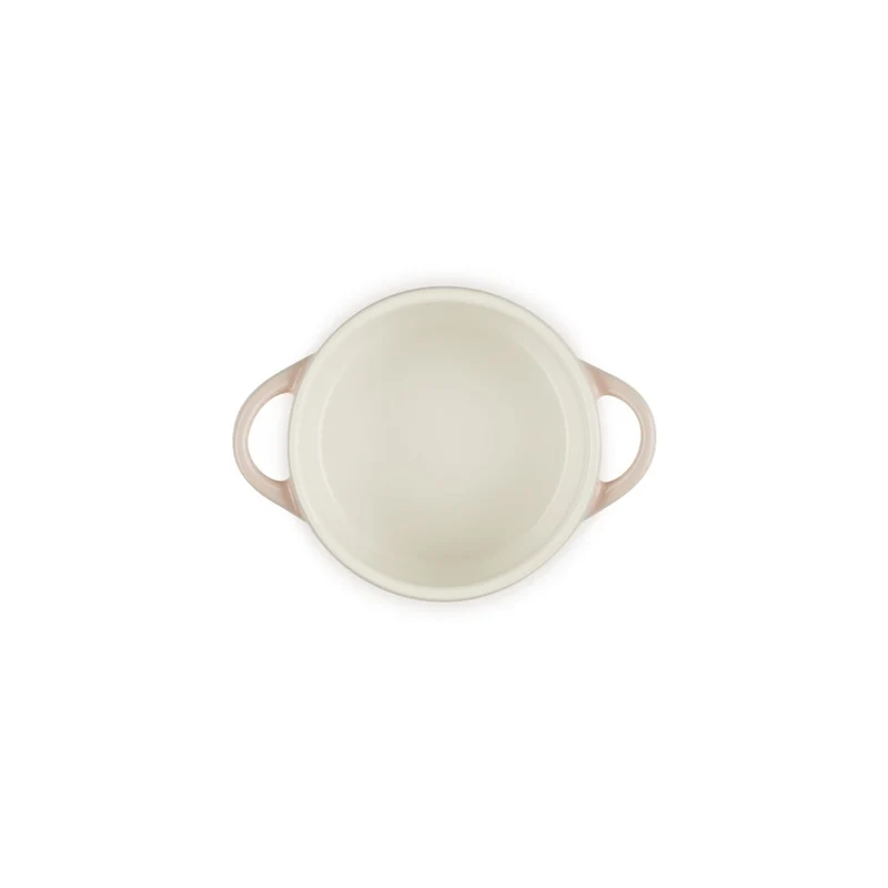 10 cm - Mini Cocotte Con Pomolo Cuore In Gres Vetrificato