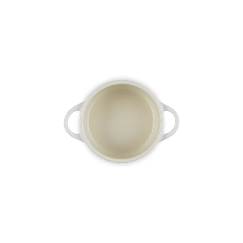 10 cm - Mini Cocotte Con Pomolo Cuore In Gres Vetrificato