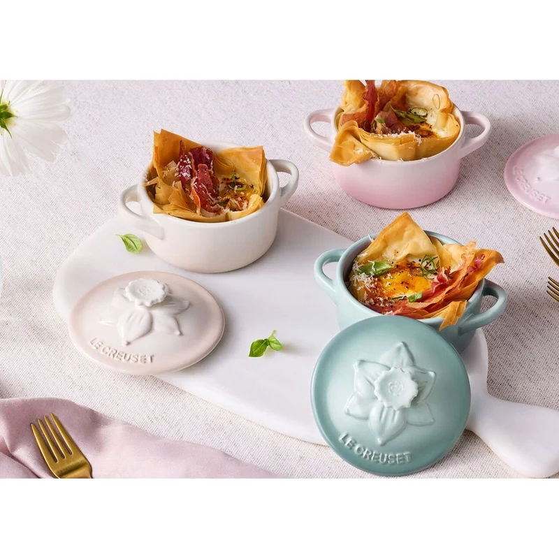 10 cm - Jardin Mini Cocotte In Gres Vetrificato