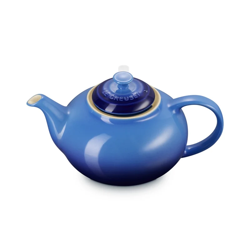 1.3 L - Classic Teiera In Gres Vetrificato Con Infusore Metallico