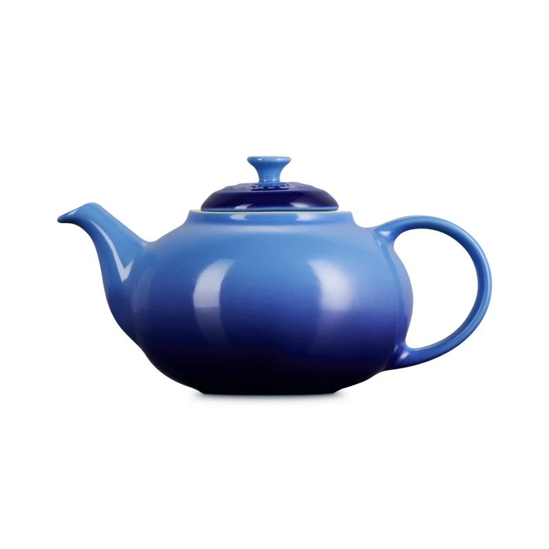 1.3 L - Classic Teiera In Gres Vetrificato Con Infusore Metallico