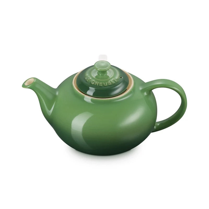 1.3 L - Classic Teiera In Gres Vetrificato Con Infusore Metallico