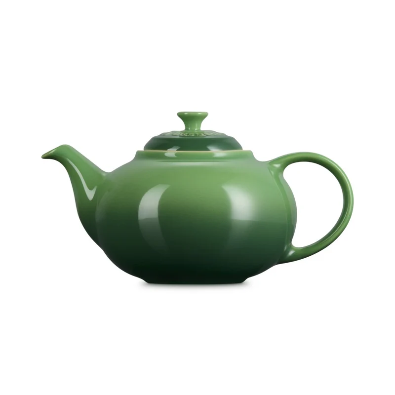 1.3 L - Classic Teiera In Gres Vetrificato Con Infusore Metallico