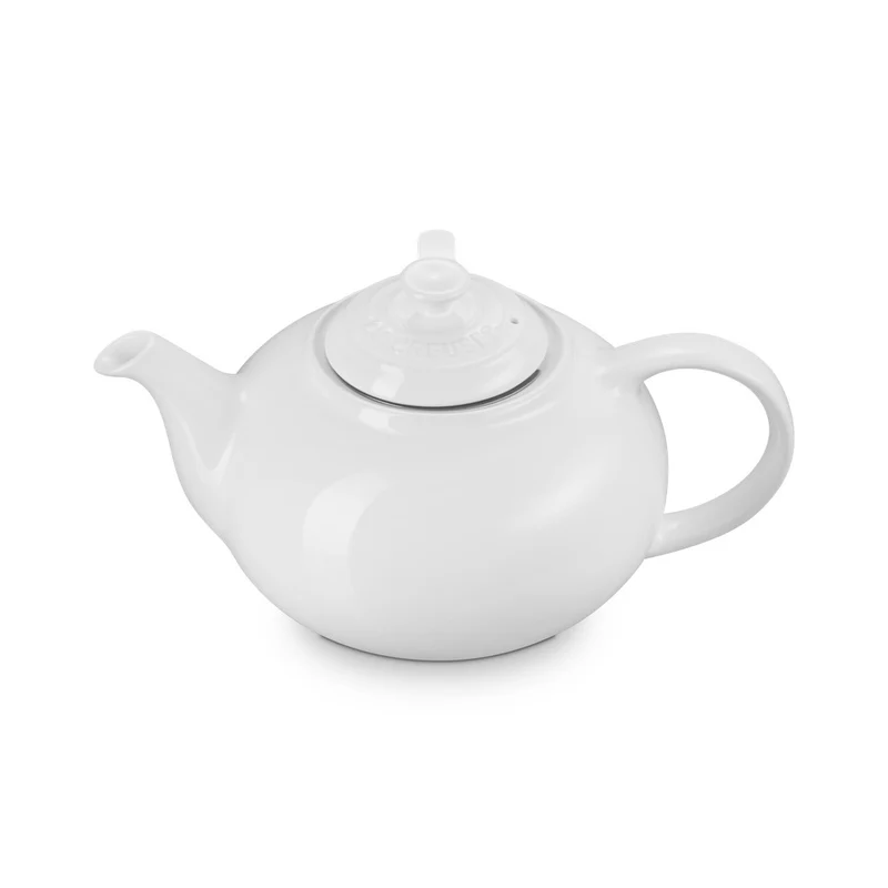 1.3 L - Classic Teiera In Gres Vetrificato Con Infusore Metallico
